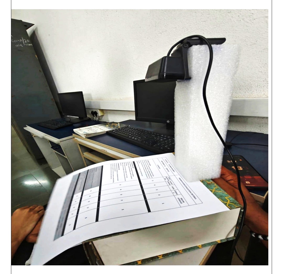 Document Reader For Visually Impaired